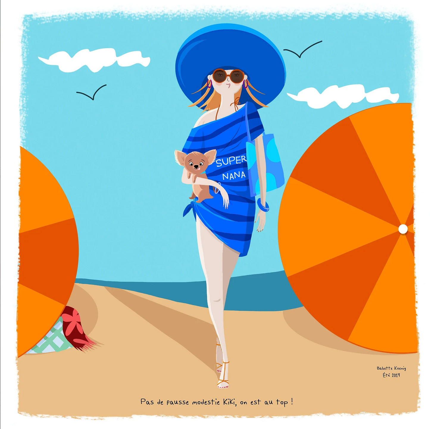 Illustration "Au top kiki"