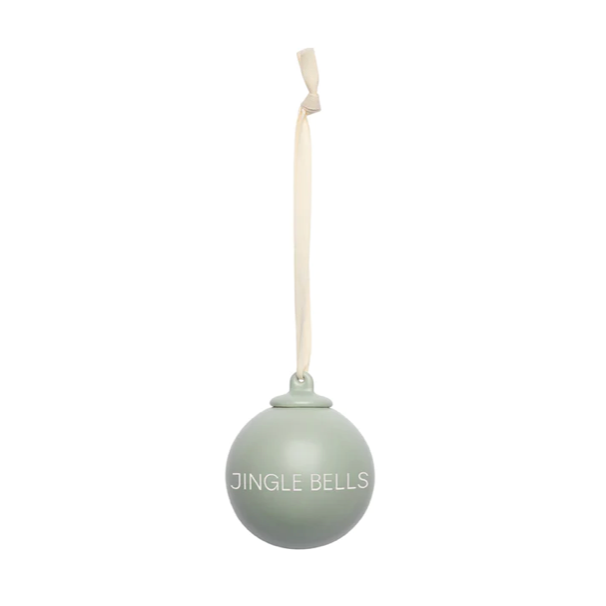 Boules de Noël vertes 60mm (set de 4)