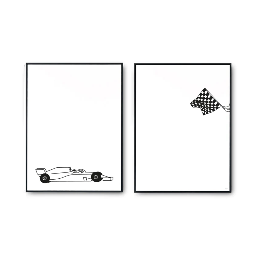 Duo d'affiches les sportifs - Formule 1