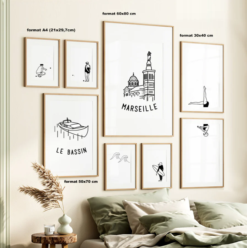 Duo d'affiches les sportifs - Tennis