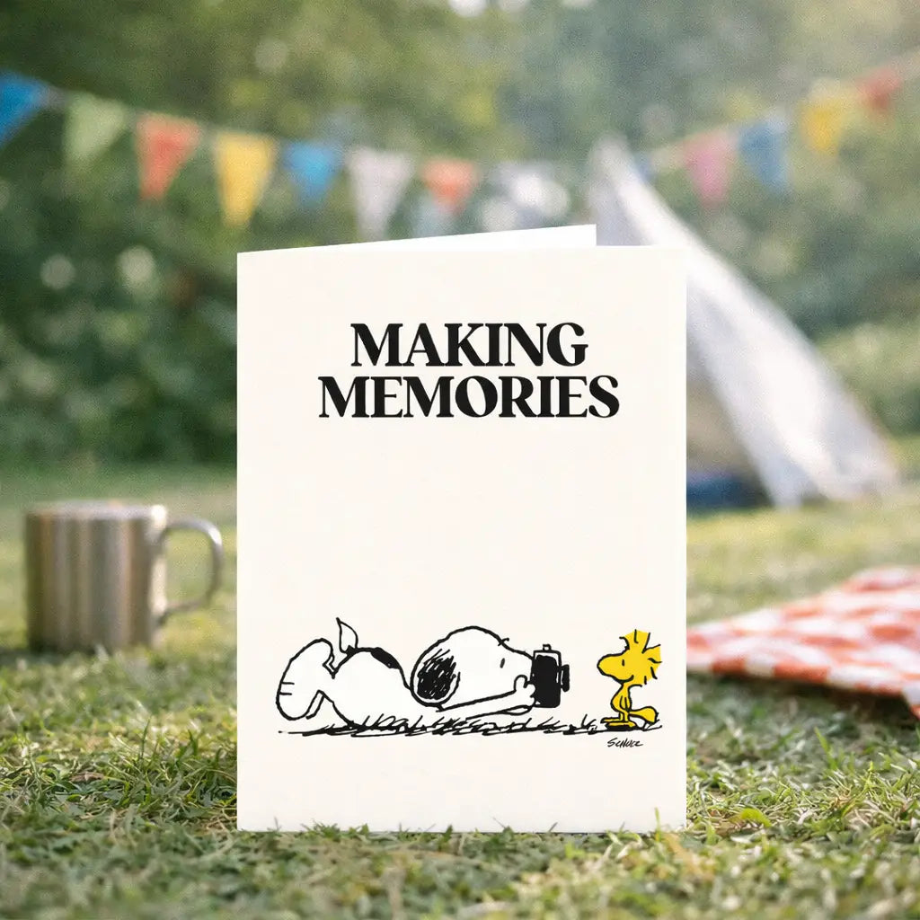 Carte postale SNOOPY - memories