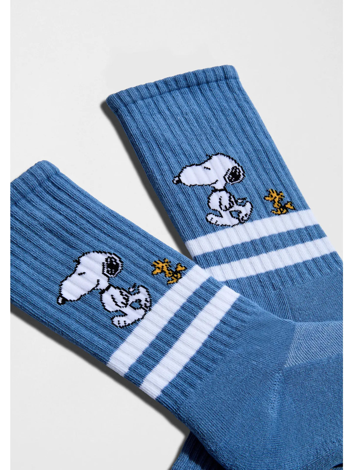 Chaussettes à rayures BLEU - Snoopy