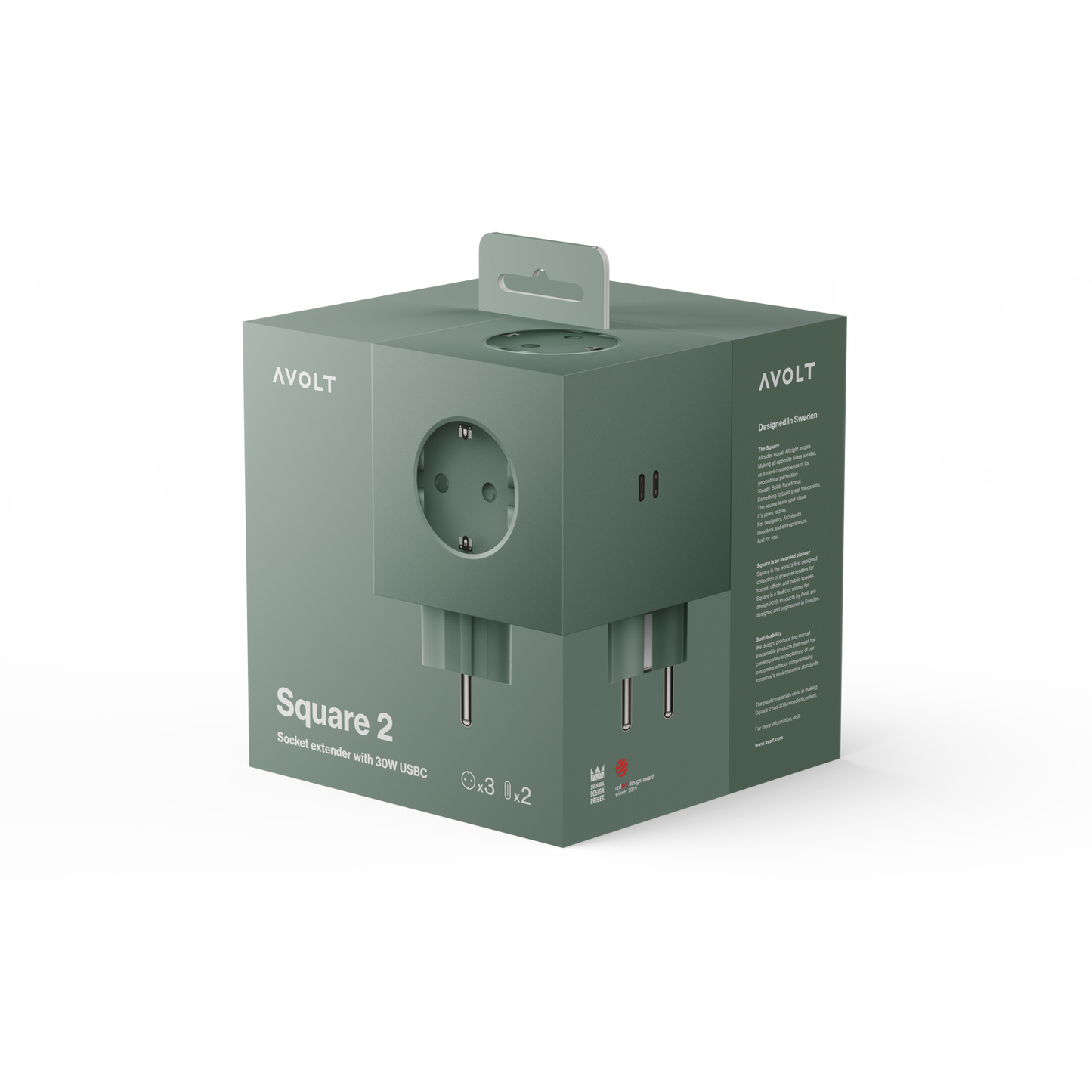 Multiprise Kakie avec USB-C