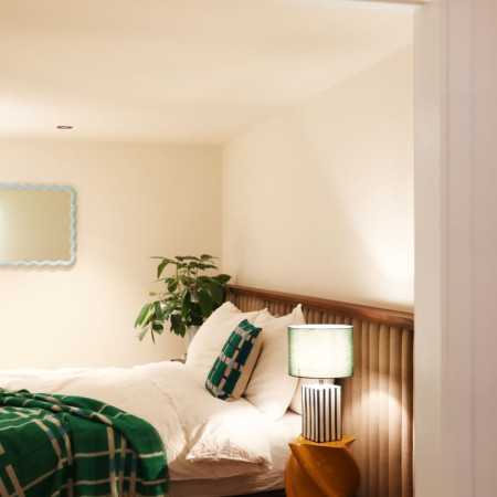 Lampe STREAK - tissu vert