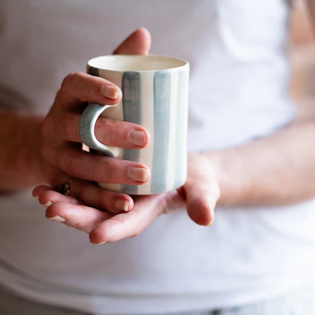 Mug rayé ciel