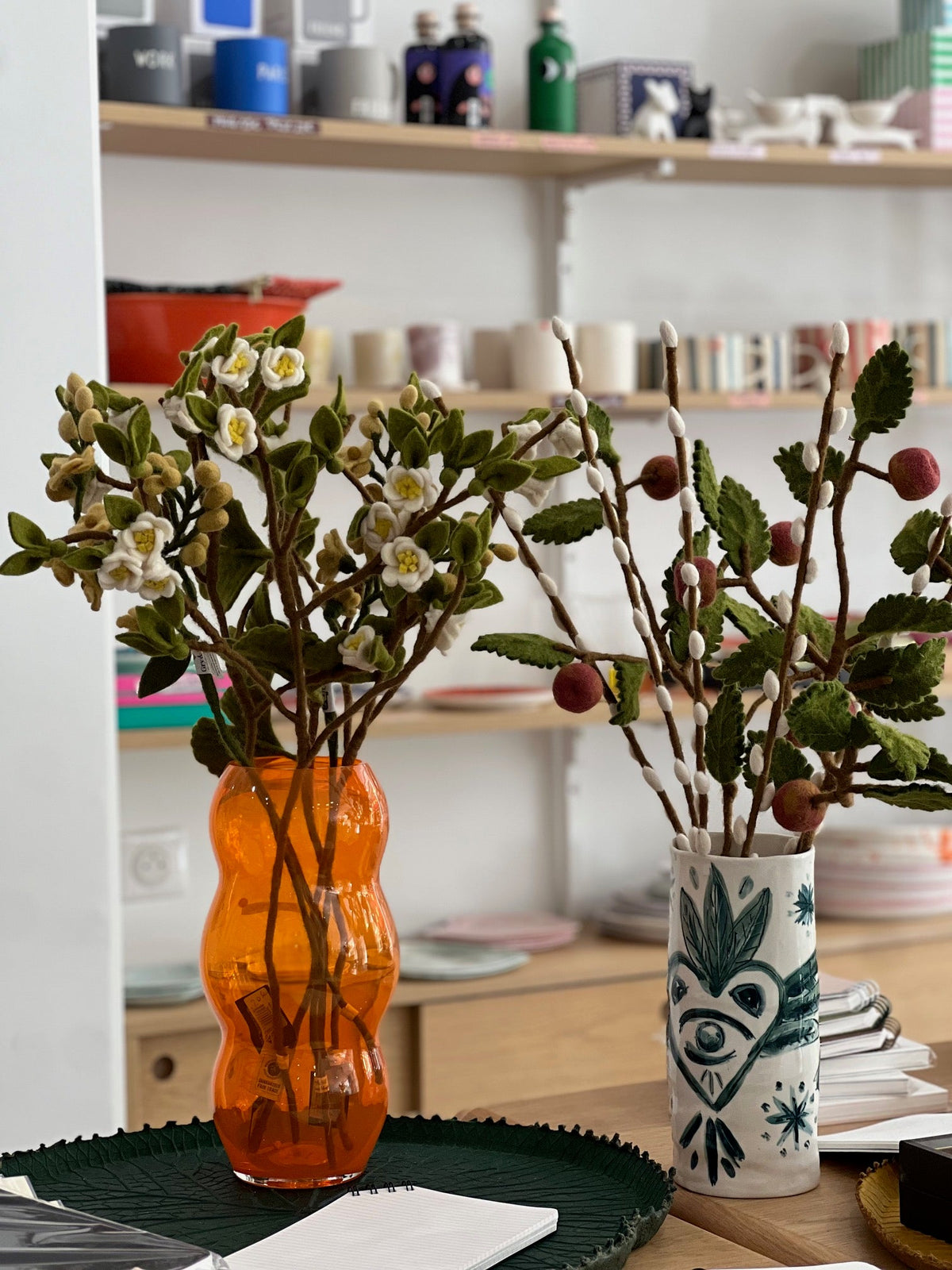 Fleurs et branchages