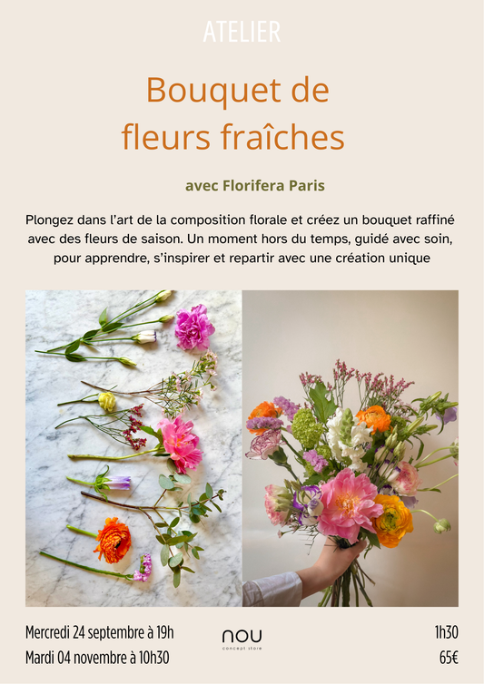 Atelier BOUQUET de Fleurs fraiches
