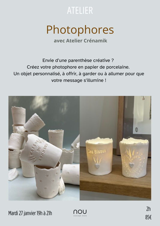 Atelier PHOTOPHORES