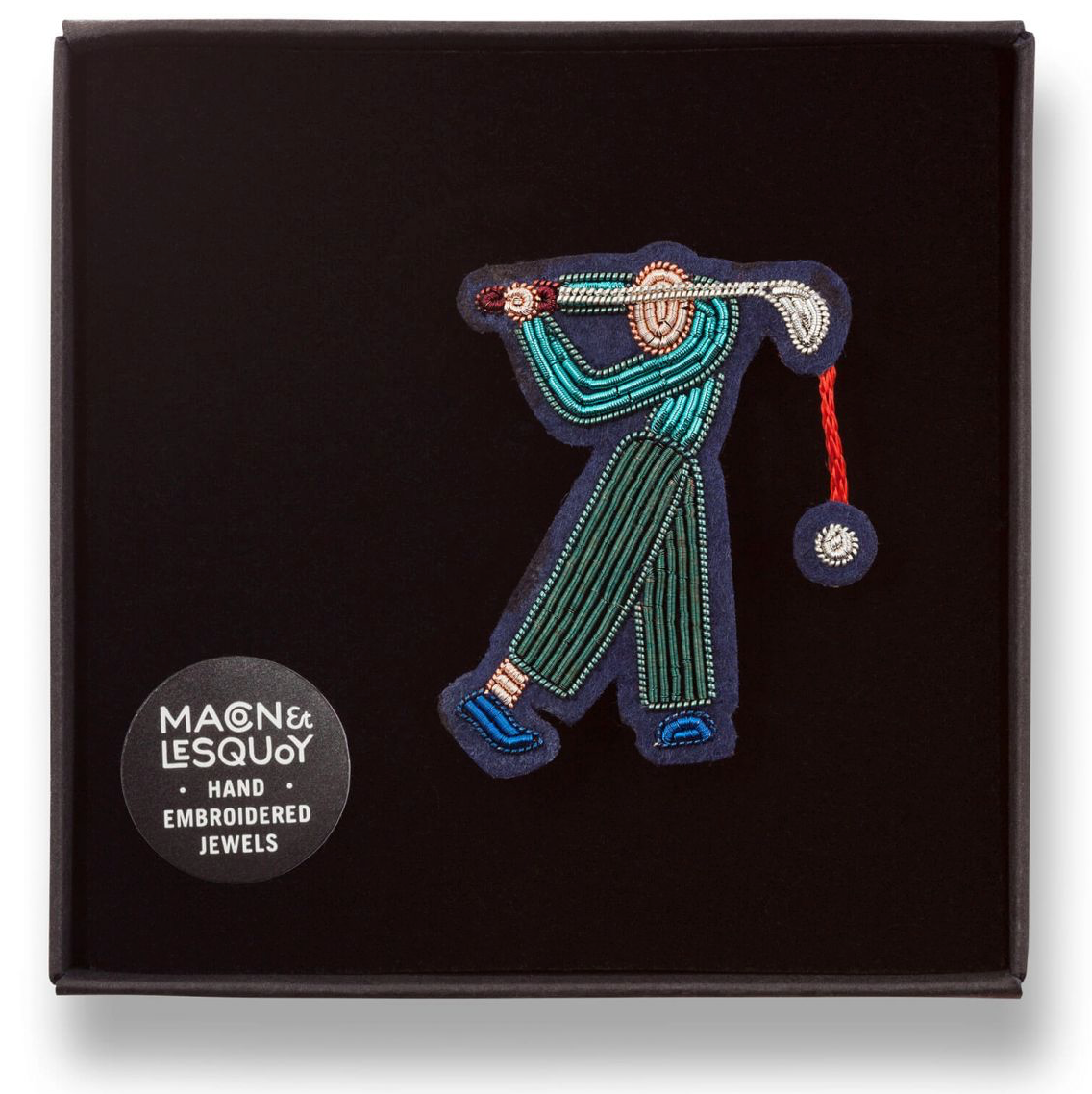 Broche Golfeur