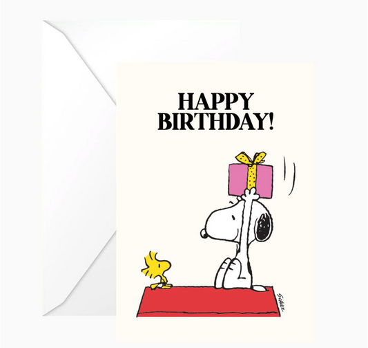 Carte postale SNOOPY - HAPPY BIRTHDAY