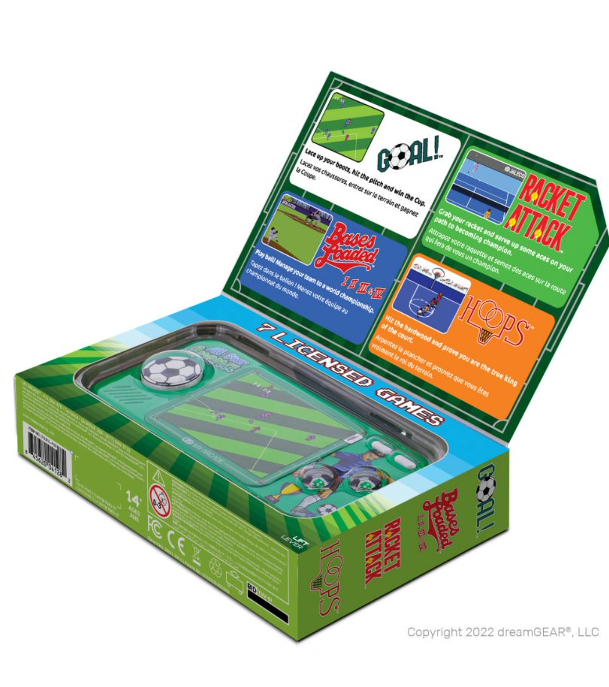 Console de poche MyArcade ALL STAR ARENA 7 Licences Sports + 300 jeux