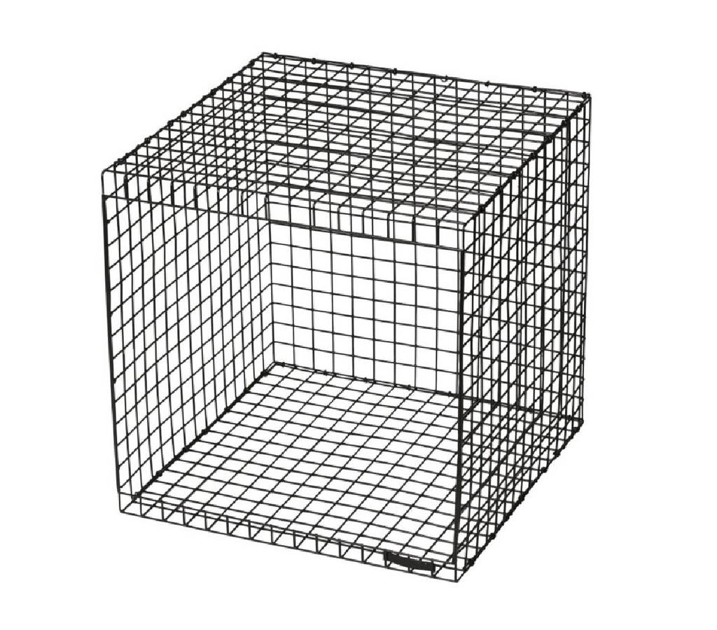 Etagère-grillage cubic noir