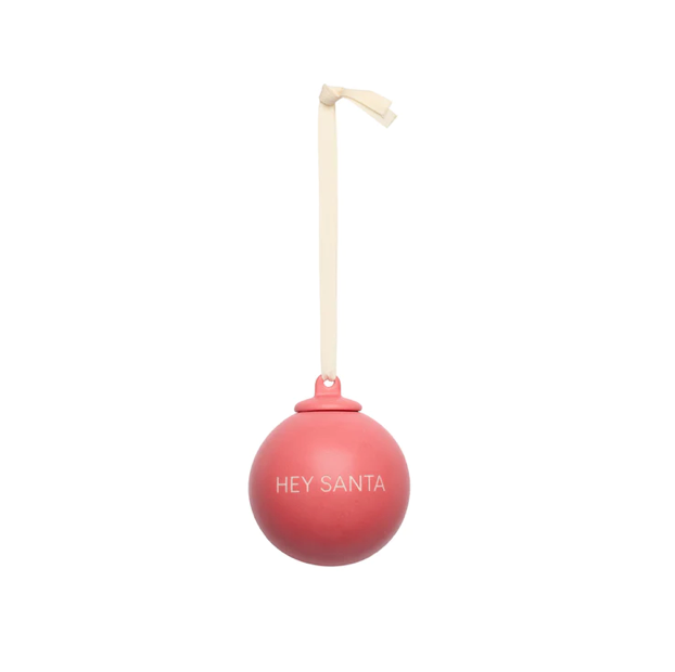 Boules de Noël rouge et parme 60mm (set de 4)