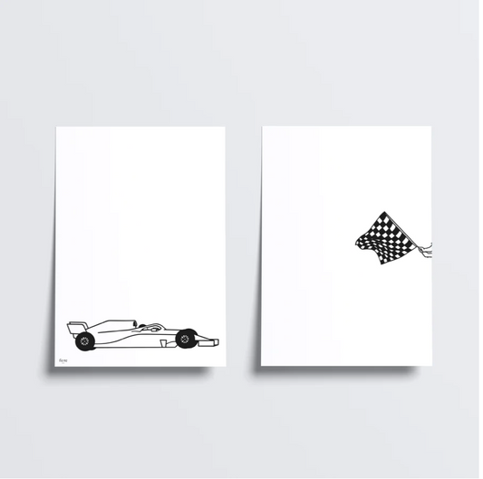 Duo d'affiches les sportifs - Formule 1