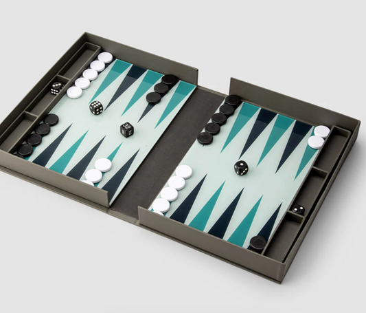 Jeu Backgammon vert