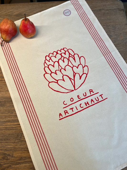 Torchon- coeur d'artichaut