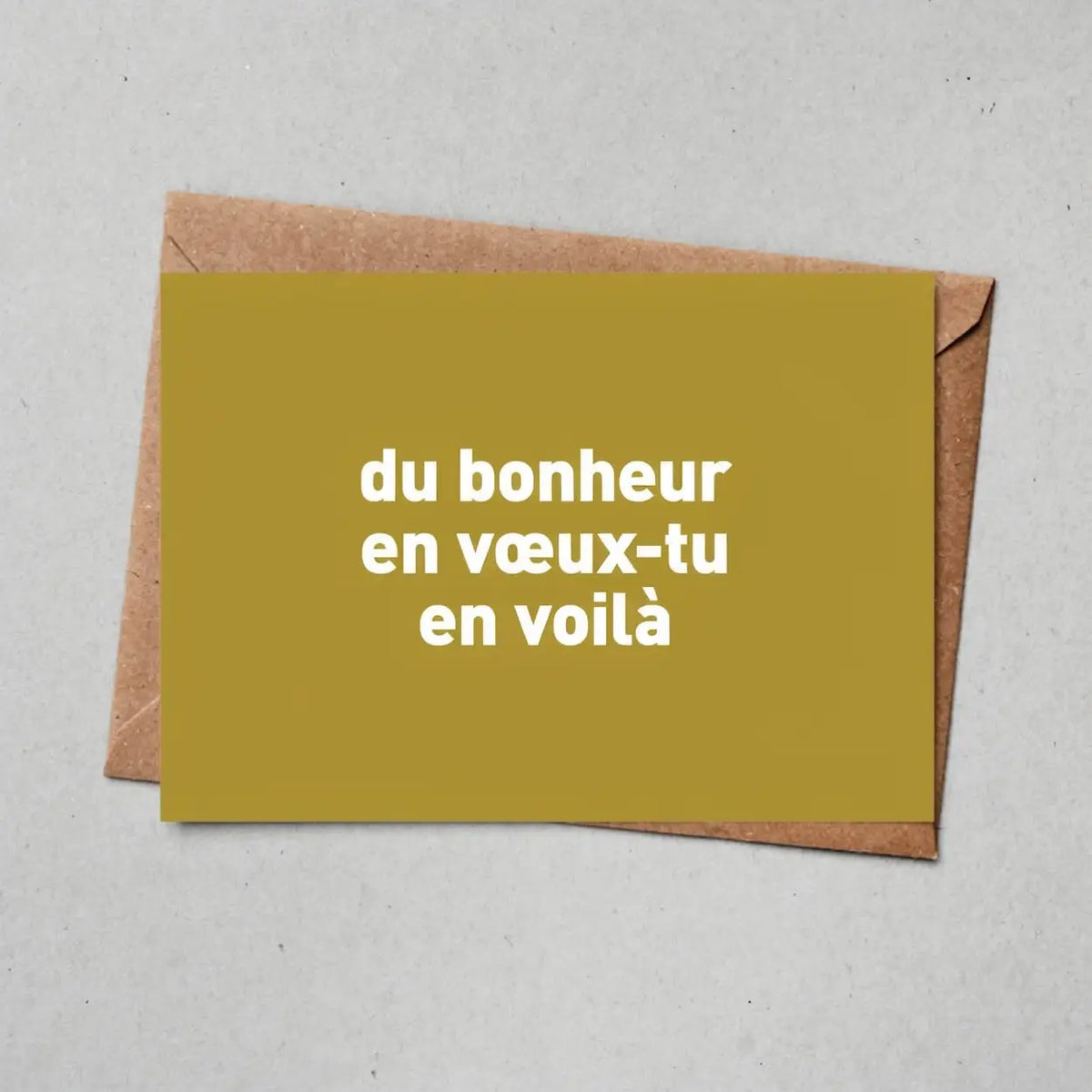 Carte postale de Noël - Voeux