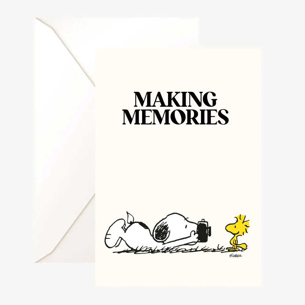 Carte postale SNOOPY - memories
