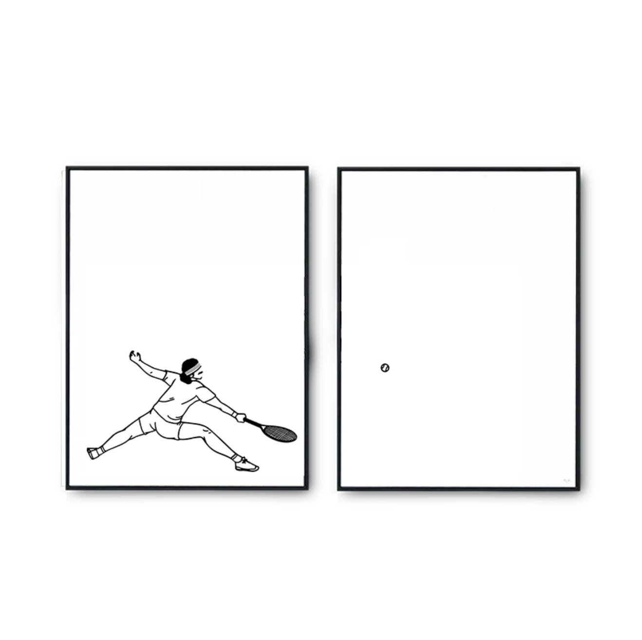 Duo d'affiches les sportifs - Tennis