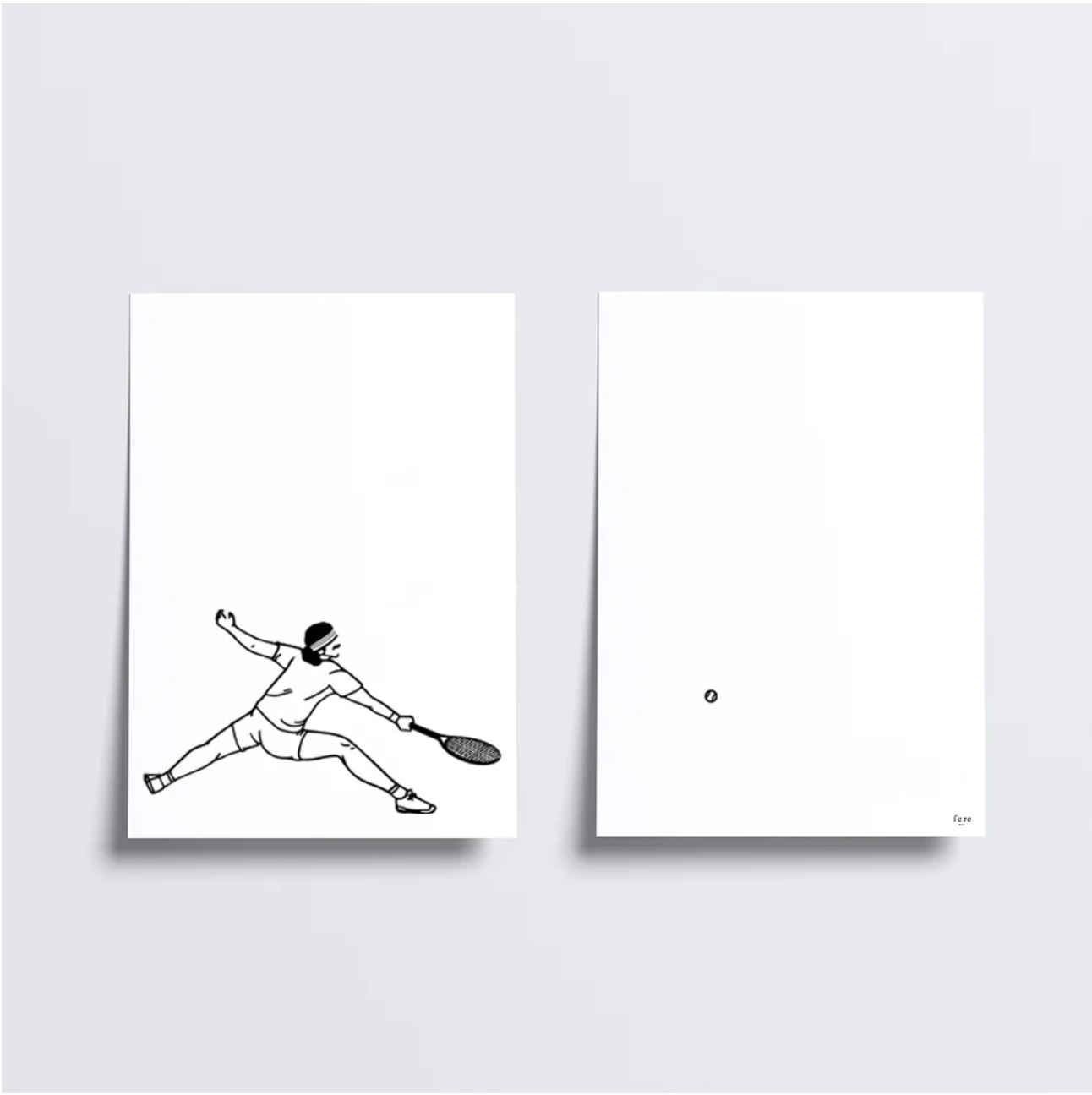Duo d'affiches les sportifs - Tennis