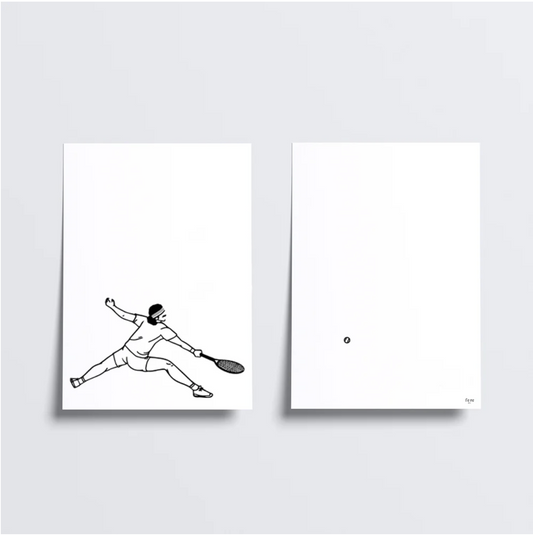 Duo d'affiches les sportifs - Tennis