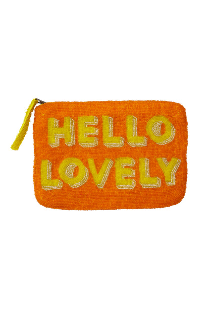 Pochette perlée - HELLO LOVELY