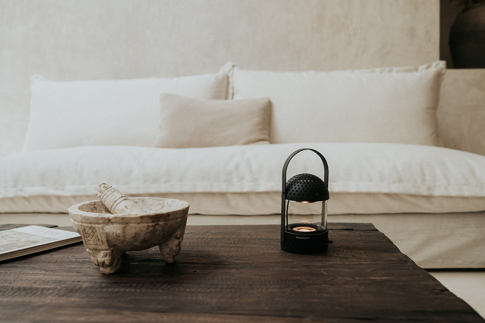 Enceinte lumineuse noire