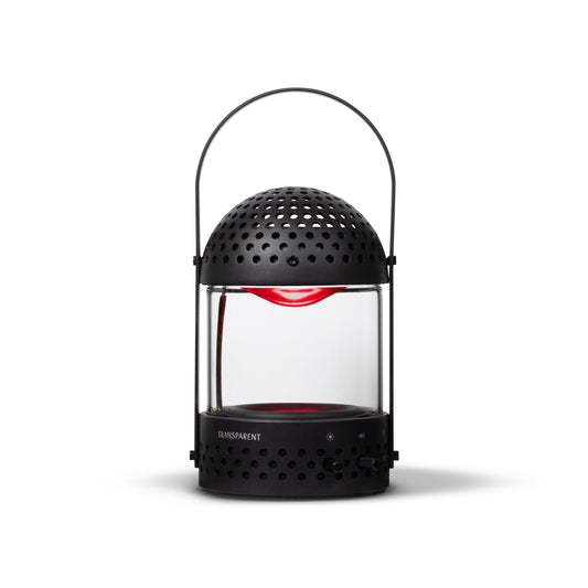 Enceinte lumineuse noire