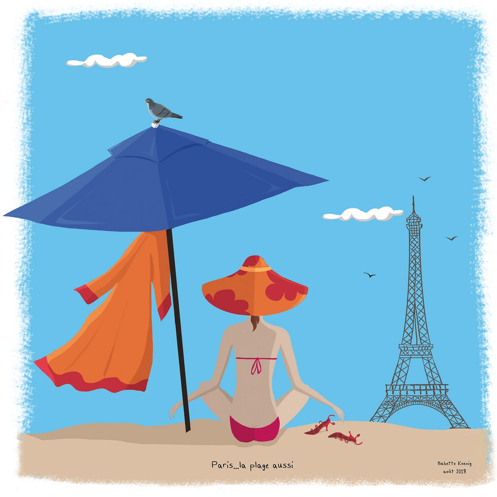 Illustration "Paris Plage"