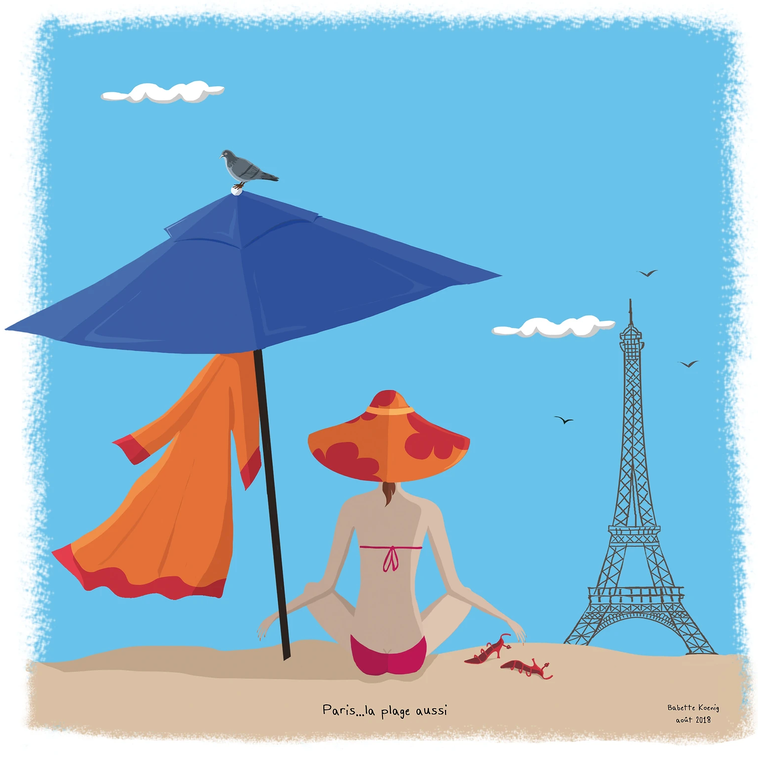 Illustration "Paris Plage"
