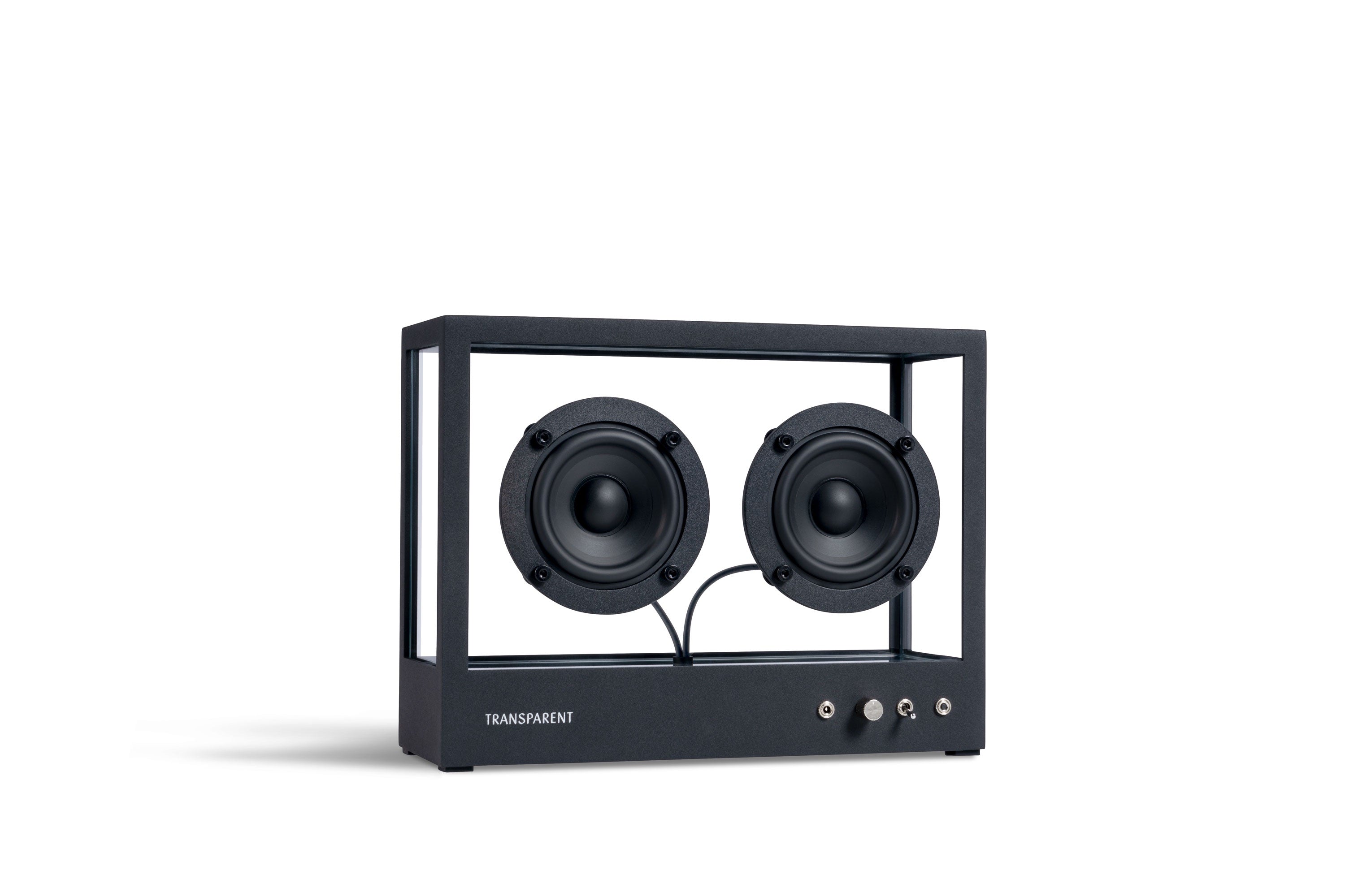 Enceinte noire -Transparent