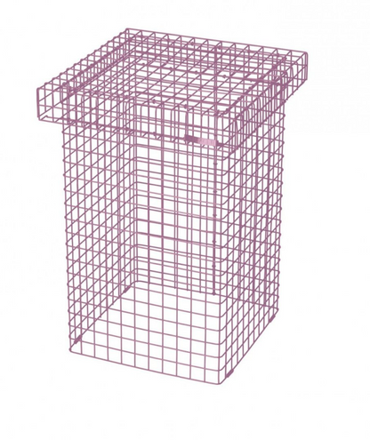 Tabouret-grillage-Rose