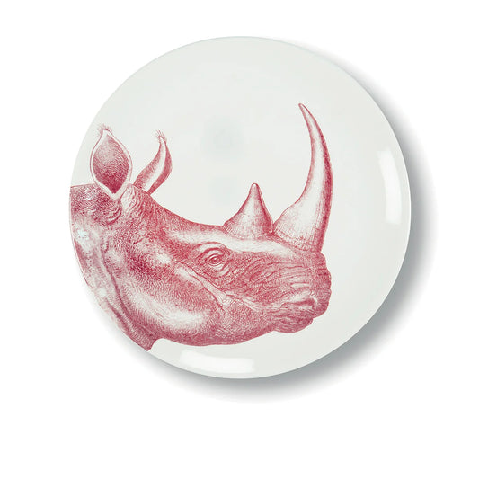 Assiette plate RHINOCÉROS - Ø 27 CM