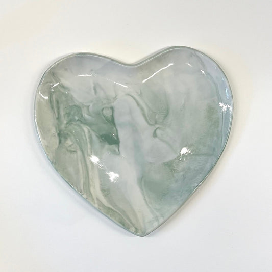 Assiette Coeur VERTE