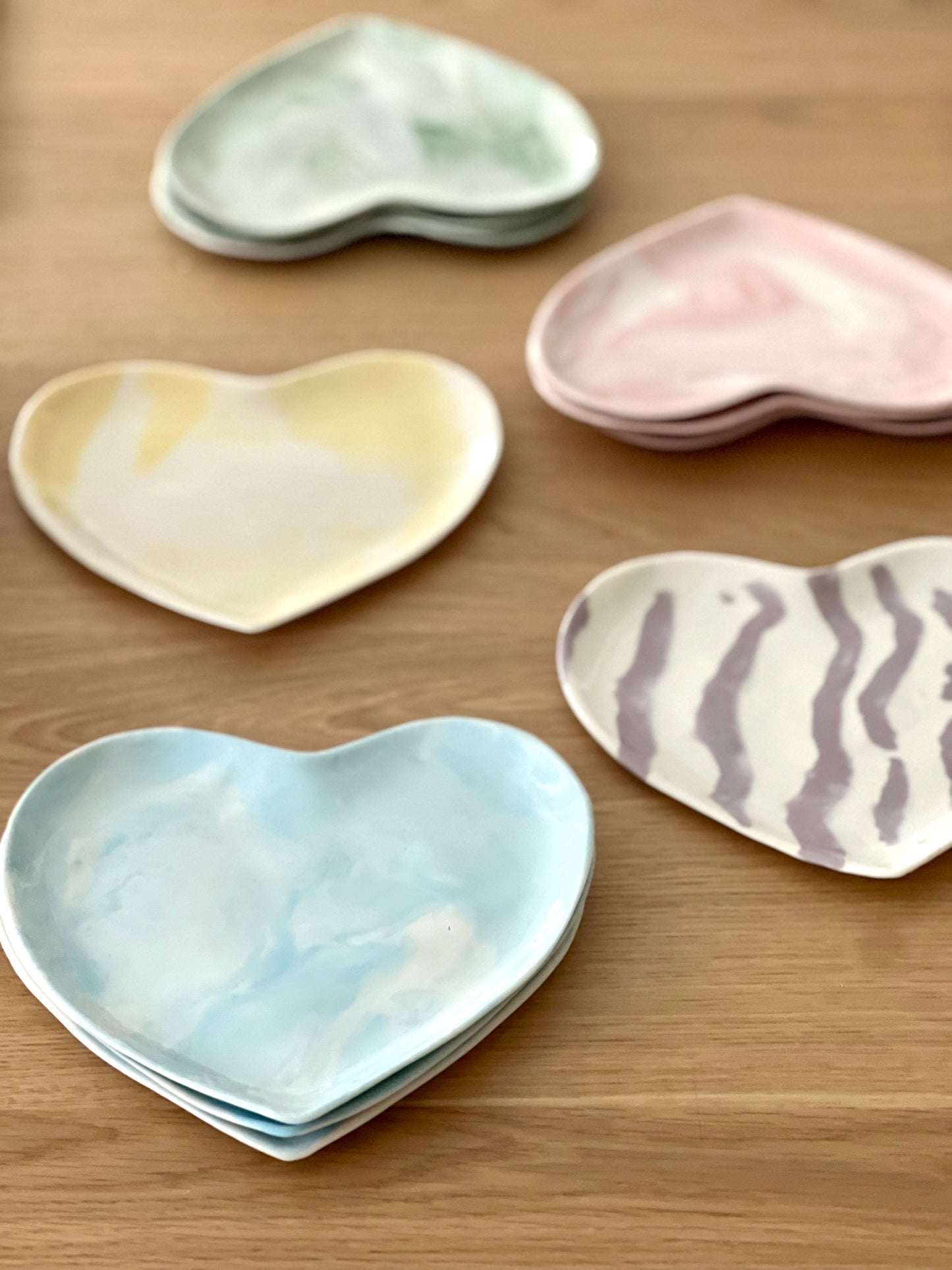 Assiette Coeur VERTE