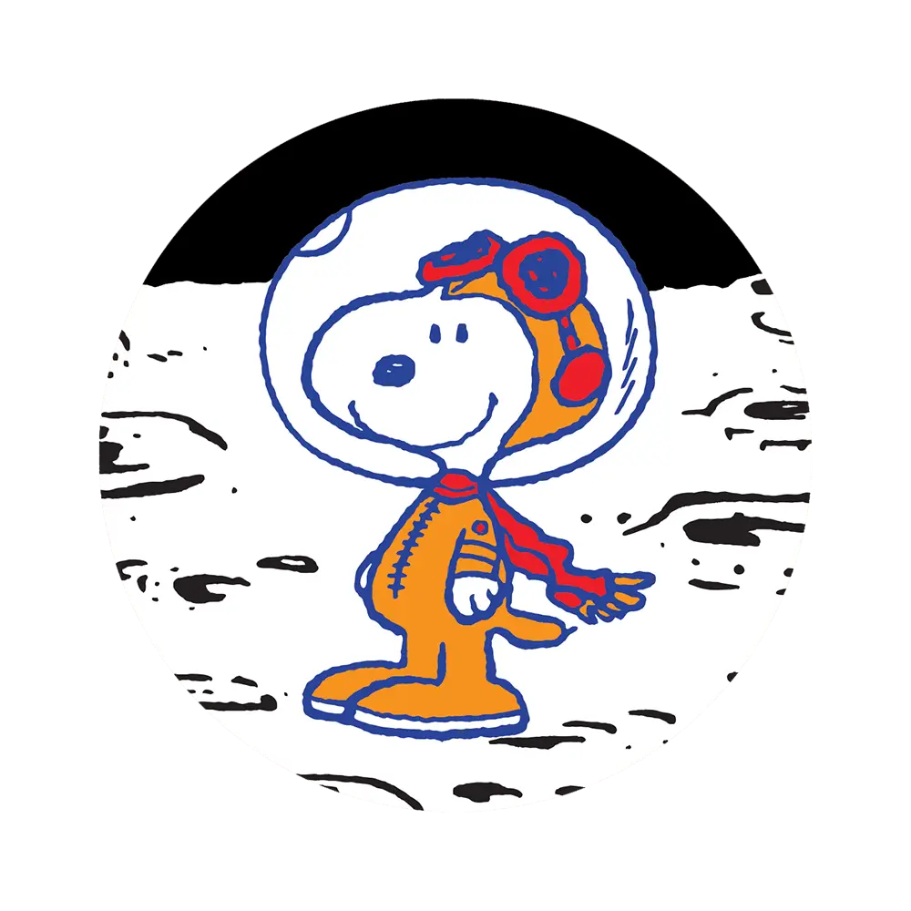 Autocollant  " SNOOPY astronaute "