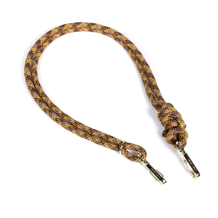 Bandoulière corde Square - Fauve