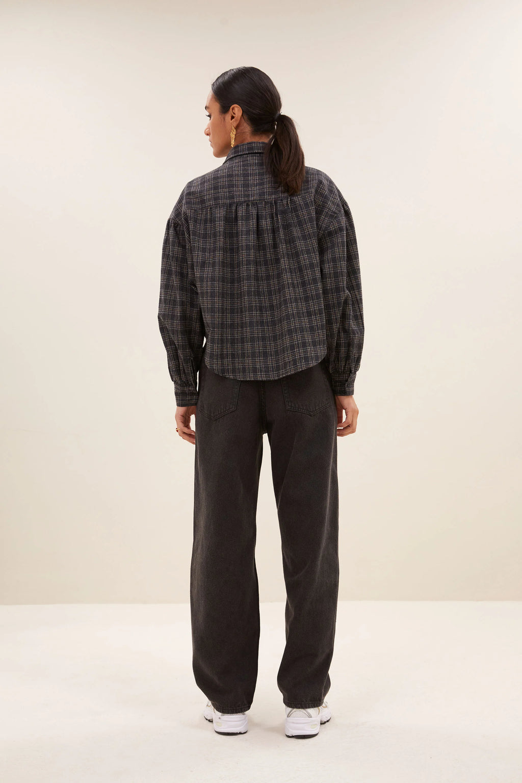 Blouse à carreaux- Sarah