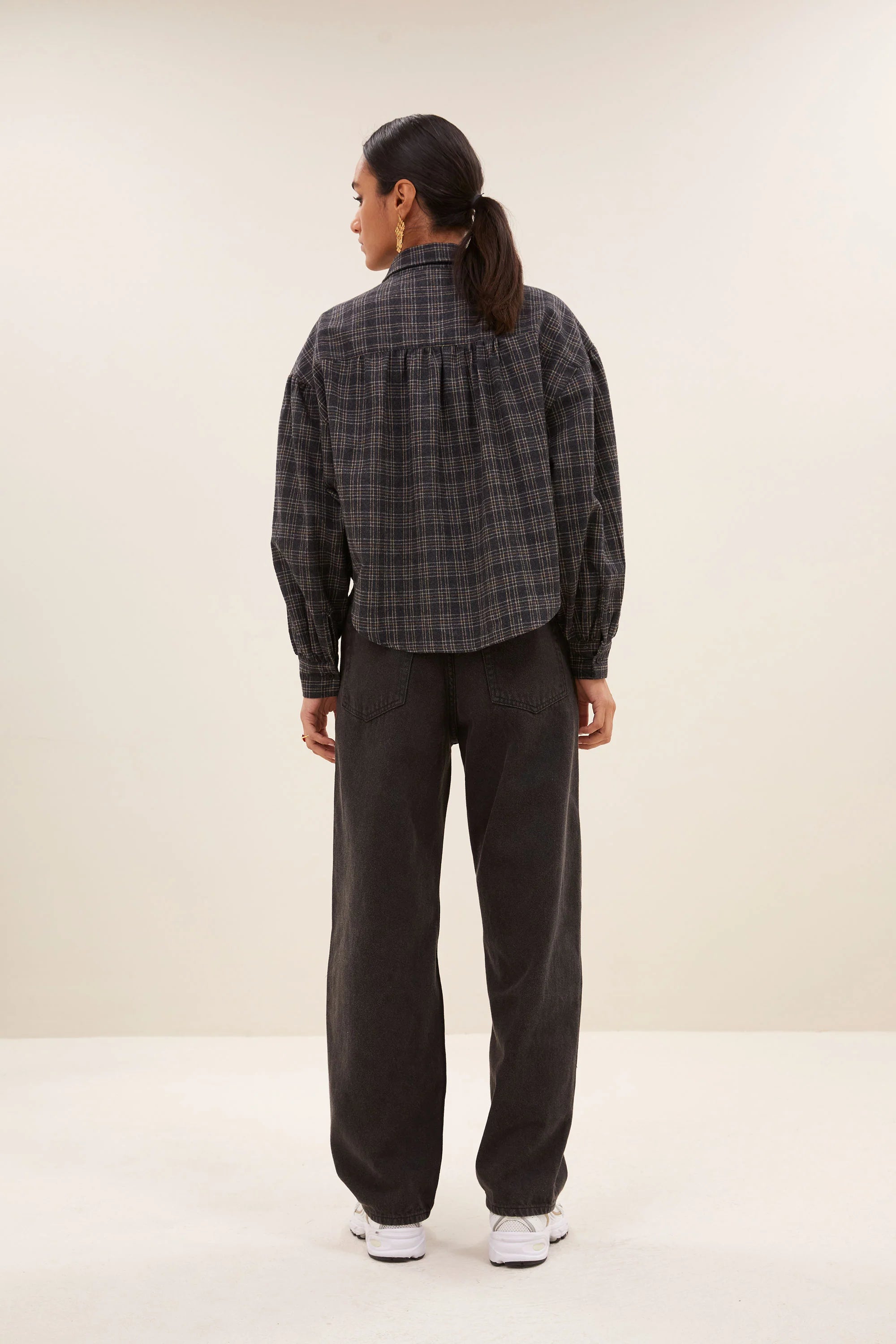 Blouse à carreaux- Sarah