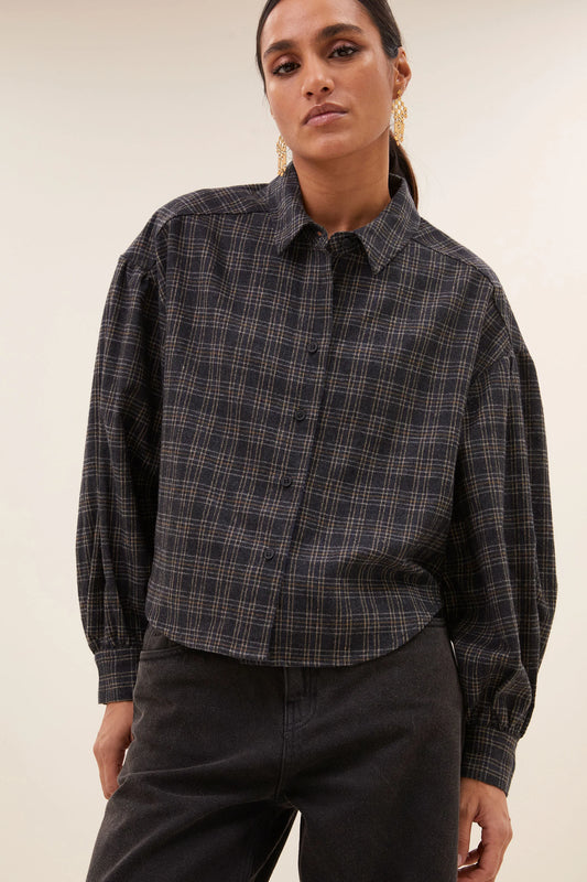 Blouse à carreaux- Sarah