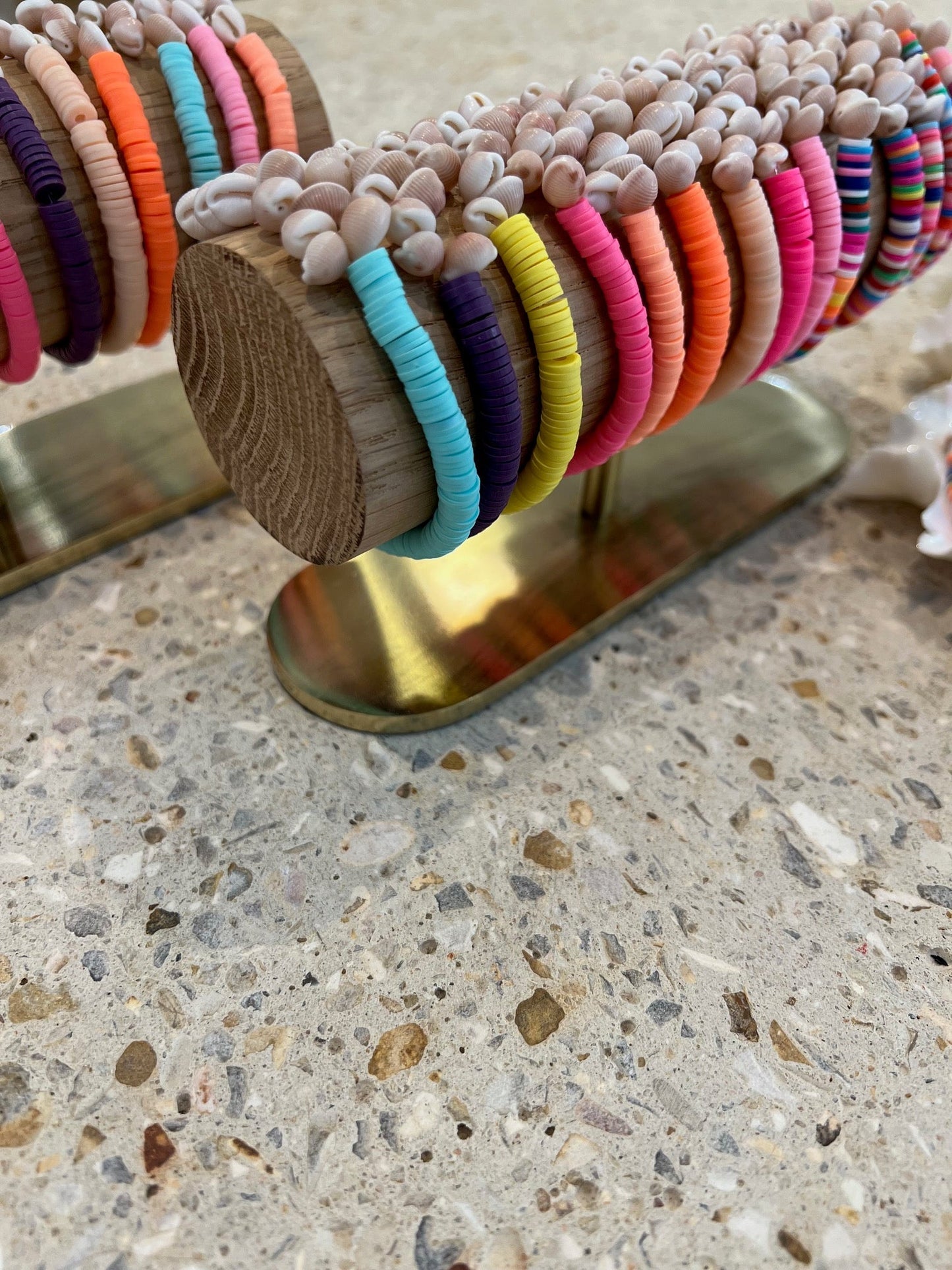 Bracelet Coquillage- Jaune
