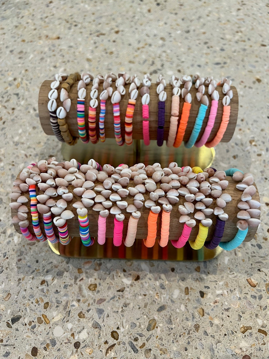 Bracelet Coquillage- Jaune