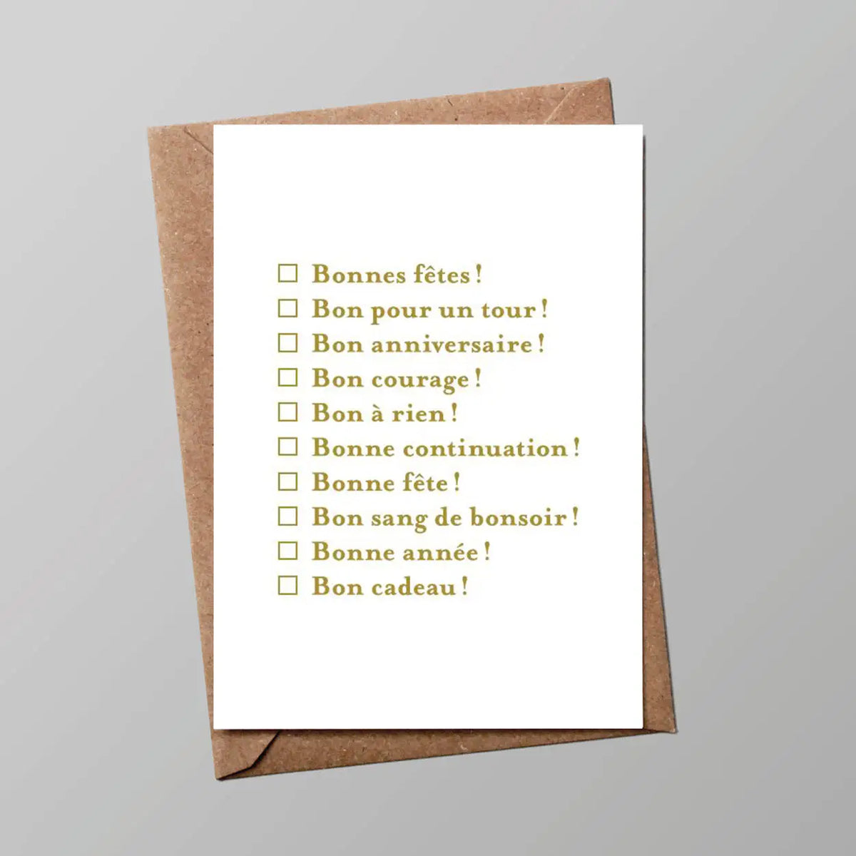 Carte postale - à vous de COCHER