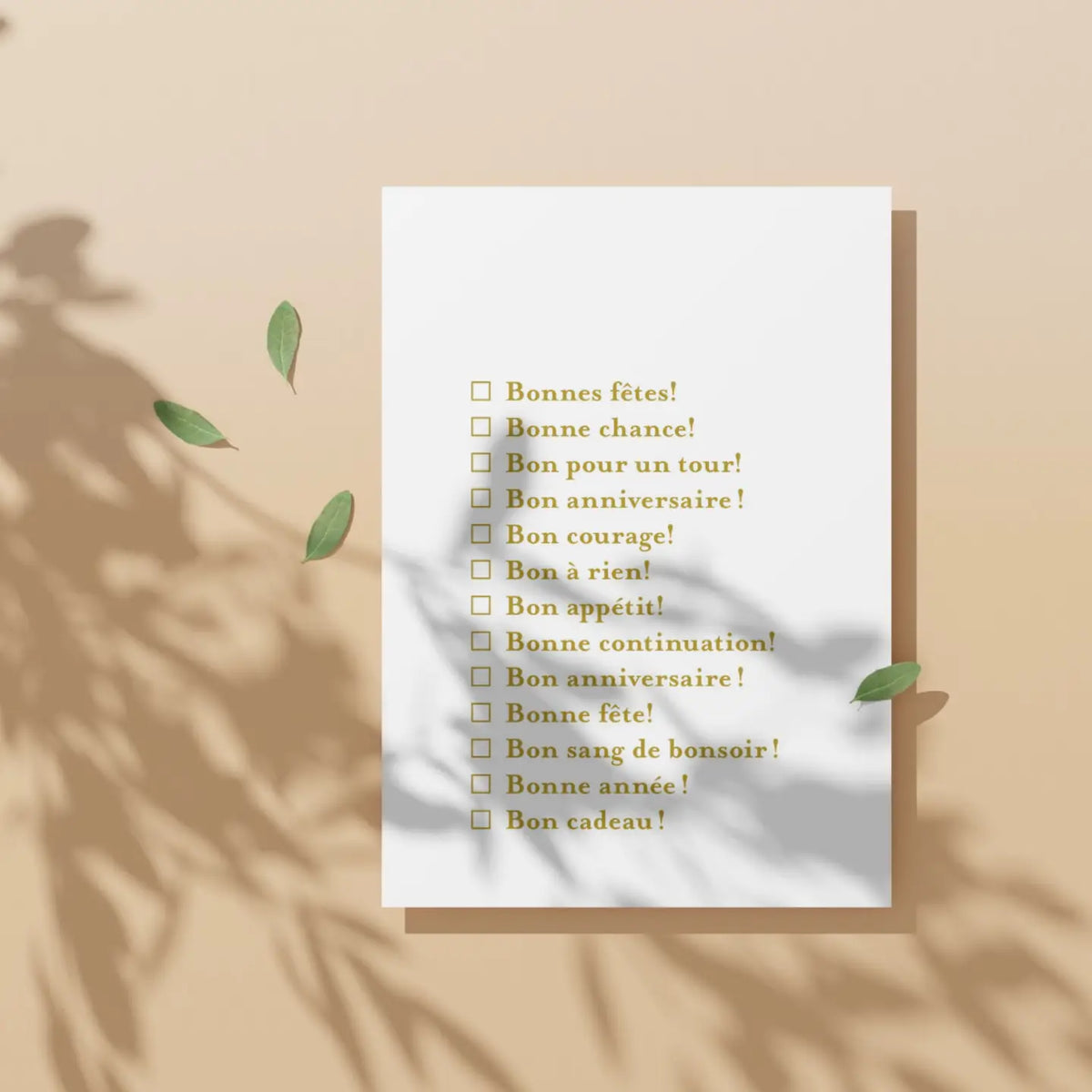 Carte postale - à vous de COCHER