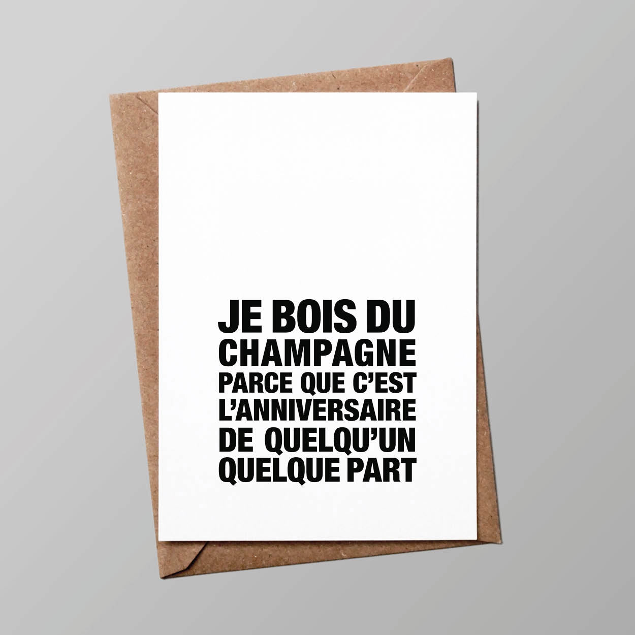 Carte postale HAPPY HOUR CHAMPAGNE