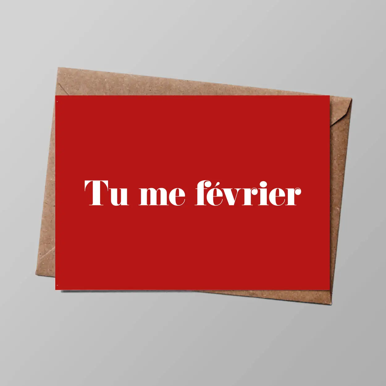 Carte postale - TU ME FÉVRIER