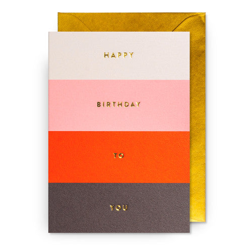 Carte postale - Happy birthday to you