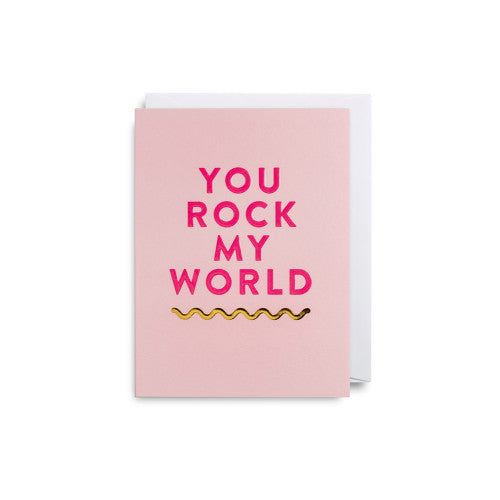 Carte postale - You rock my world