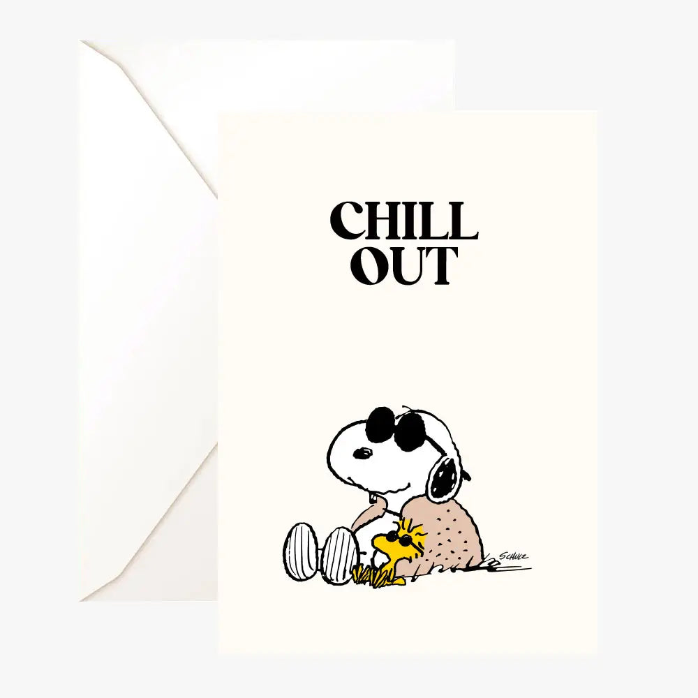 Carte postale SNOOPY - CHILL OUT