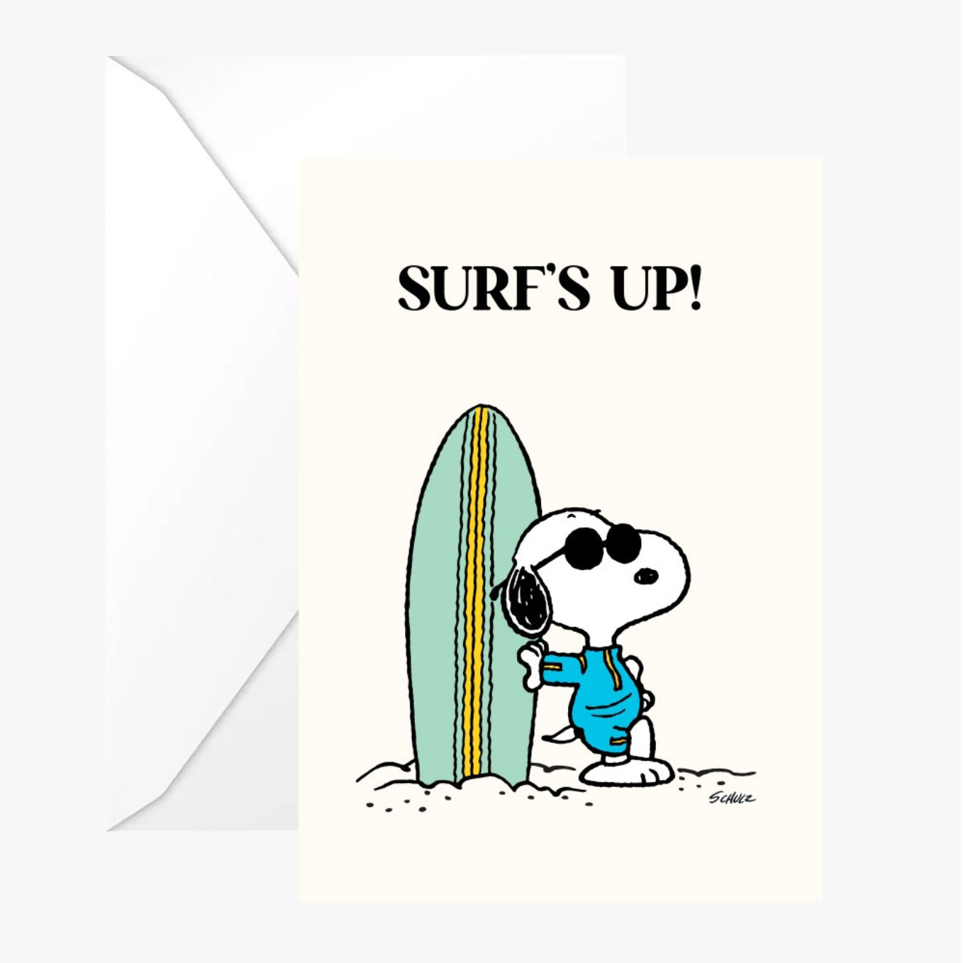 Carte postale SNOOPY - SURF'S UP